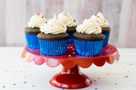 Wacky Vegan Chocolate Cupcakes - The World's Easiest Pantry Recipe (also known as Crazy, Joe, or WW II Cupcakes)