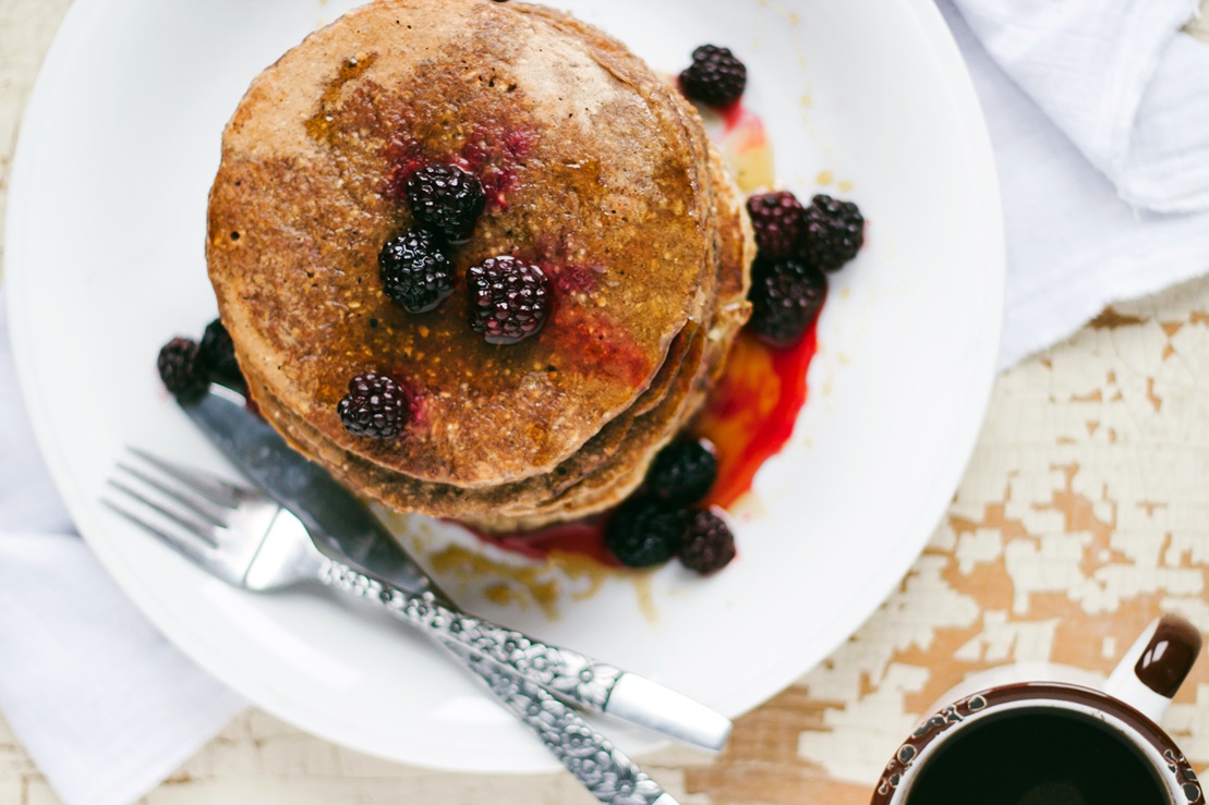 Fluffy Whole Wheat Pancakes Recipe - Dairy-free, Nut-free & High-protein (egg-free & soy-free options)