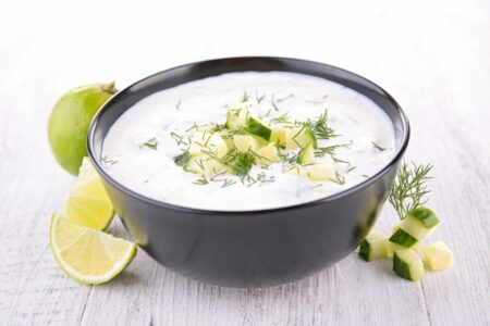 Classic Dairy-Free Tzatziki with Dill - Dip, Sauce, Condiment, Vegan and Plant-Based