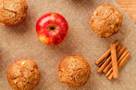 Healthy Apple Spice Muffins Recipe with Whole Grains and Maple Syrup (Dairy-Free with Nut-Free Option