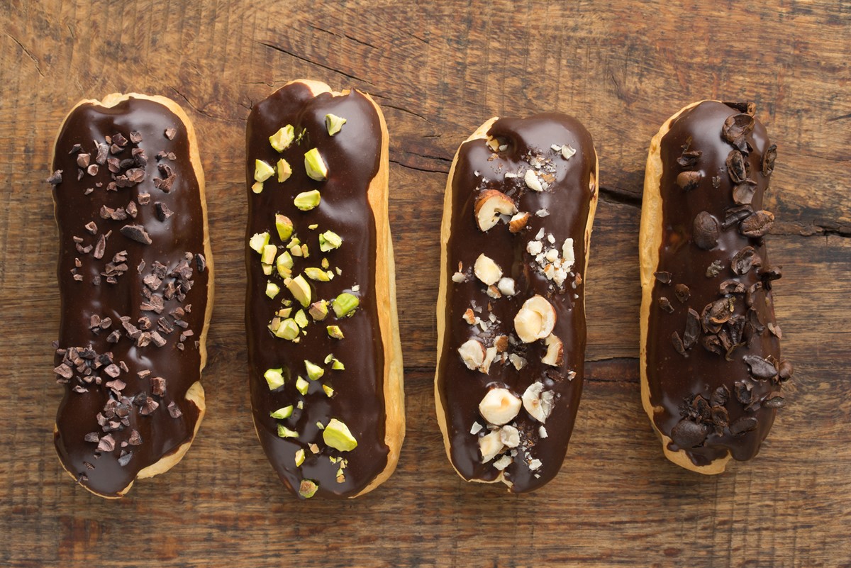 Dairy-Free, Gluten-Free Eclairs Recipe! A decadent treat that's also free of nuts and soy.