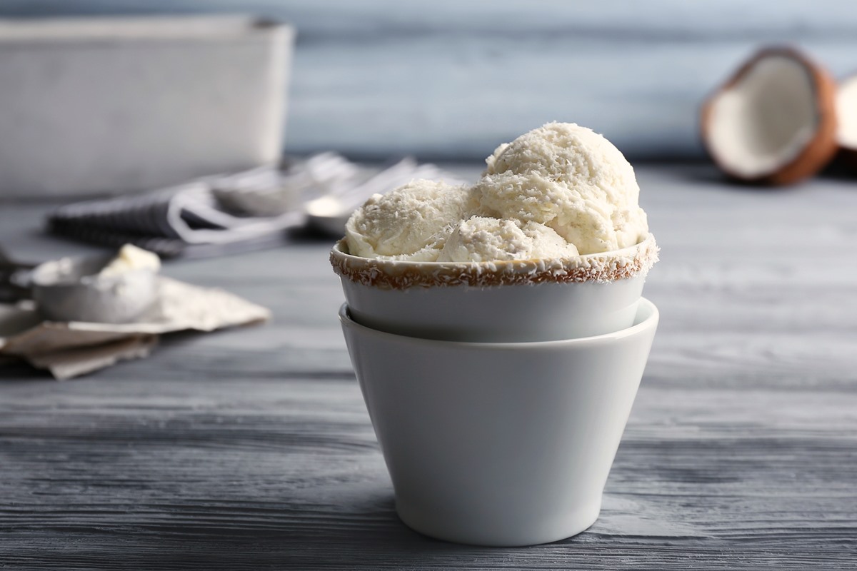 Dairy-Free Coconut Frozen Custard Recipe without an Ice Cream Maker!