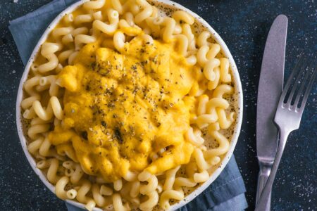 Creamy Dairy-Free Mac and Cheese with Stovetop & Casserole Options - Healthy vegan, soy-free, flour-free, starch, and optionally gluten-free!