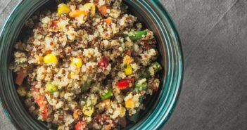 Plant-Based Vegetable Quinoa Medley Recipe - dairy-free, gluten-free, allergy-friendly, vegan side dish, light main dish, or bowl based. Healthy, easy, delicious.