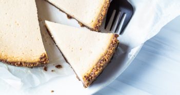 Vegan Tofu Cheesecake Recipe by Chef Mark Reinfeld (Chocolate Option) - wholesome, unrefined dessert with various ingredient options