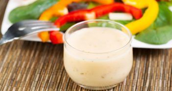 Dairy-Free Creamy Italian Dressing Recipe - Light and Easy with Just 3 Ingredients, and 3 Minutes! Naturally plant-based and gluten-free.