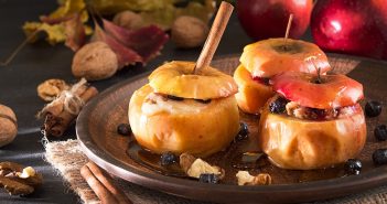 Vegan Baked Apples Recipe - Stuffed and Drizzled with a Maple Spice Sauce (gluten-free, paleo-friendly and allergy-frriendly)