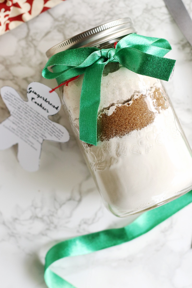 Gingerbread Cookie Mix Recipe (giftable with preparation instructions - dairy-free, vegan optional)