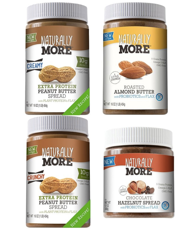 Naturally More - All natural nut butters with added probiotics and protein for an extra health boost!