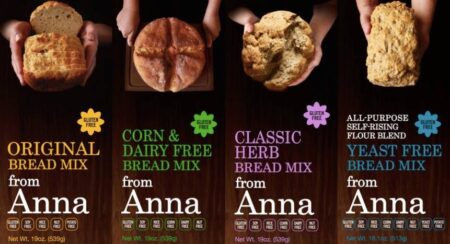 Breads from Anna Gluten-Free Baking Mixes (Review of the Dairy-Free Varieties): Breads, Pancake & Muffin and Crust Mixes