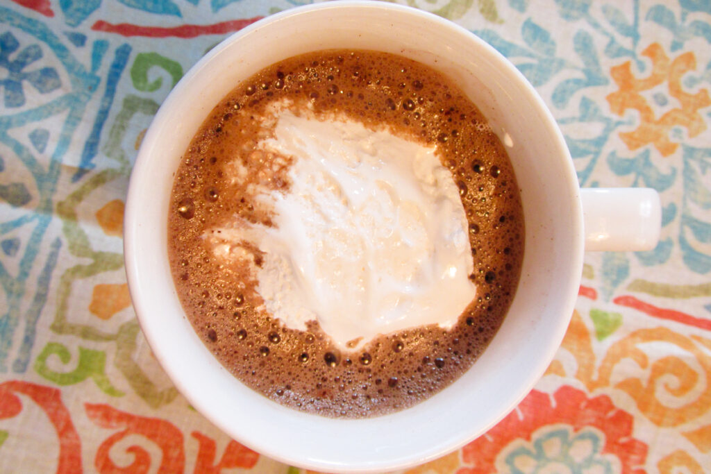 Mama's Easy Hot Chocolate with Marshmallow Creme - dairy-free, allergy-friendly and vegan optional