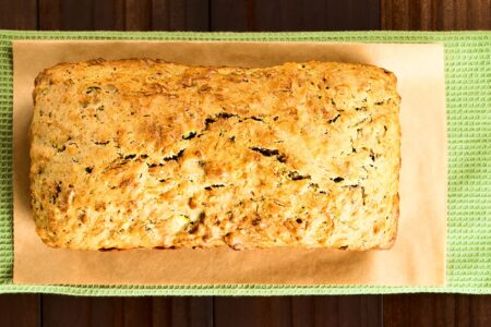James Beard's Zucchini Bread Recipe with Extra Vanilla and Cinnamon - Naturally Dairy-Free; Nut-Free Option