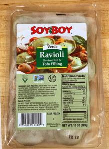SoyBoy Ravioli Reviews and Info - dairy-free, plant-based, vegan and made with organic tofu ricotta-like filling