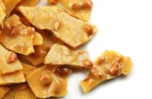 Thin & Delicate Peanut Brittle Recipe - naturally dairy-free, vegan, oil-free, gluten-free, corn syrup-free, and soy-free.