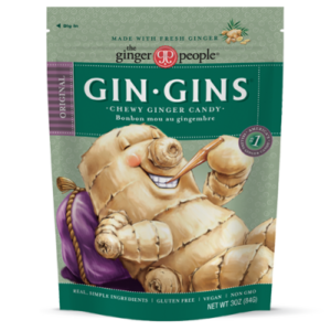 The Ginger People Gin Gins Candies - Hard and Chewy - various flavors and strengths, all dairy-free. Reviews and Info.