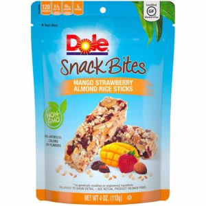 Dole Snack Bites and Sticks (Dairy-Free Varieties) Reviews and Information