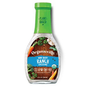 Organicville Salad Dressings Reviews and Info - Dairy-Free, Gluten-Free, Creamy Vegan Dressings in Ranch, Jalapeno Ranch, Caesar and more
