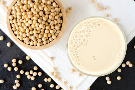 Homemade Soymilk Recipe - naturally plant-based, dairy-free, nut-free, and vegan. Healthy, cheap, and pure!
