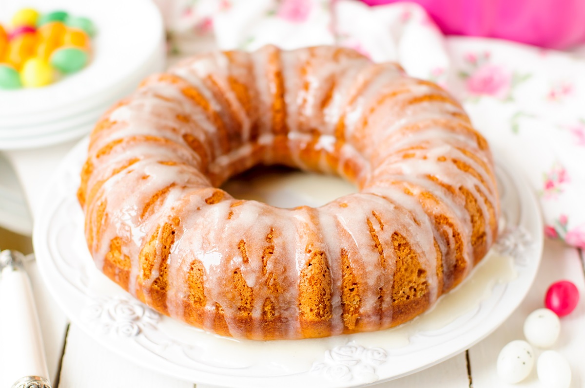 Vegan Carrot Bundt Cake Recipe with Tangerine Glaze