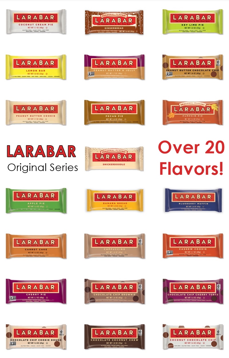 Larabar Review - Holiday Flavors & Beyond, all Dairy-Free, Vegan & Gluten-Free