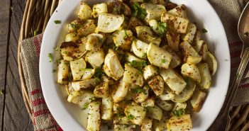 Slow Roasted Turnips with Maple Mustard Glaze - a healthy vegetable side dish recipe for a feast. Vegan, gluten-free, paleo, allergy-friendly.