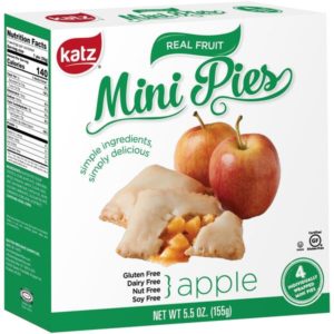 Katz Mini Pies are Out of Hand for Dairy-Free and Gluten-Free - Hand Pies made in a dairy-free, gluten-free, nut-free facility. Reviews, ingredients, and more ...