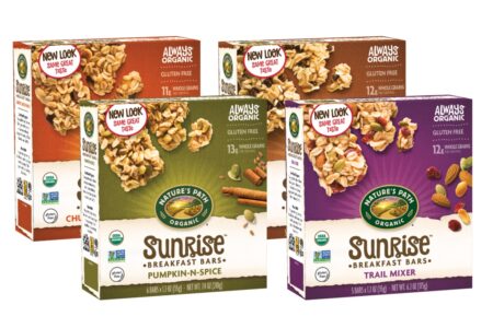 Nature's Path Sunrise Chewy Granola Bars Reviews and Info - Dairy-Free and Gluten-Free Varieties