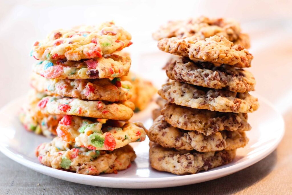 Confetti Cookies Recipe - a super-easy, dairy-free, hack recipe with vegan option! Kid-friendly and party-ready.