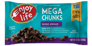 Enjoy Life Chocolate Chips Reviews and Info: Allergy-Friendly Minis, Chunks & Dark Morsels (dairy-free, nut-free, soy-free, gluten-free)