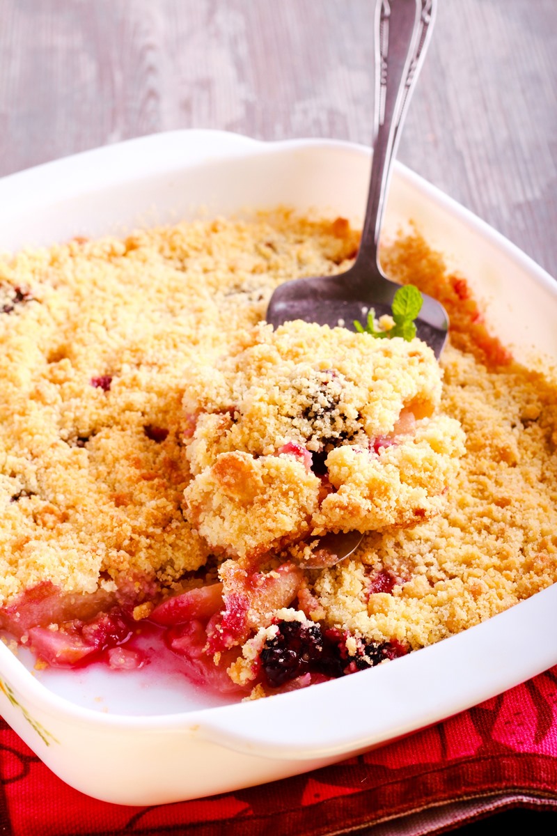Blackberry Pear Crumble Recipe that's Dairy-Free, Gluten-Free, and Oat-Free