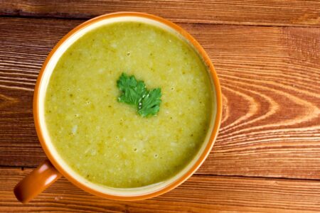 Dairy-Free Curry Zucchini Soup Recipe - naturally plant-based and allergy-friendly