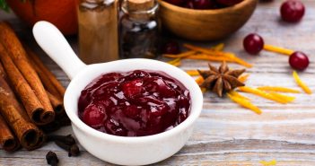 Quick and Easy Spiced Cranberry Sauce Recipe - naturally dairy-free, vegan, allergy-friendly, and flavorful - just 15 minutes!
