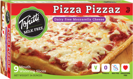 Tofutti Frozen Pizza Pizzaz (review) - dairy-free, vegan, kosher frozen pizza