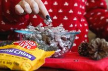 Reindeer Chow Recipe (Dairy-Free, Gluten-Free, Nut-Free, Soy-Free, Allergy-Friendly, and Vegan) - it goes by "Muddy Buddies" or "Puppy Chow" in the off season!