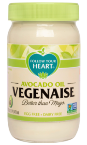 Follow Your Heart Vegenaise Reviews and Info - Vegan, Egg-Free Mayo in 6 varieties, including grapeseed oil, avocado oil, soy-free, and reduced fat