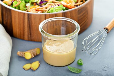 Creamy Dairy-Free Asian Peanut Salad Dressing Recipe