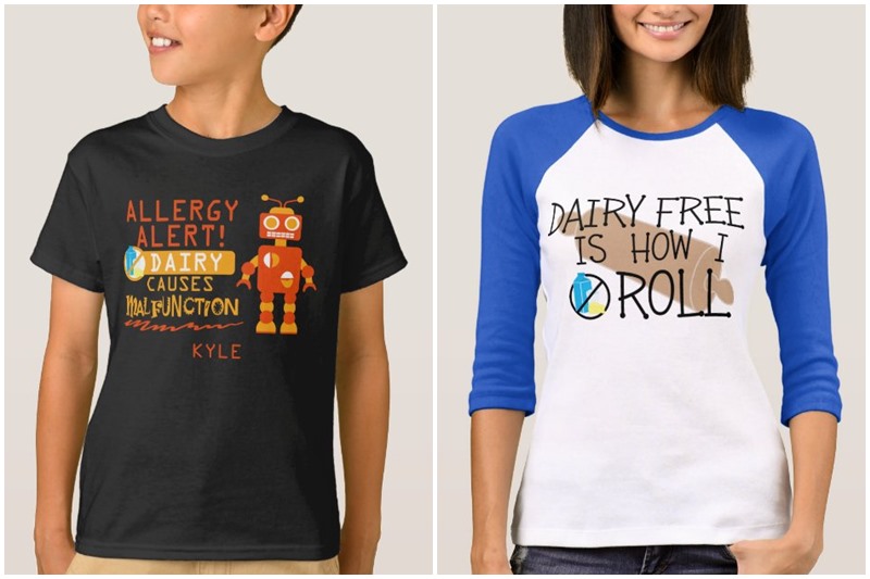 The Food Allergy Apparel for All Ages. T-shirts, hoodies, onesies, and more for spreading awareness.
