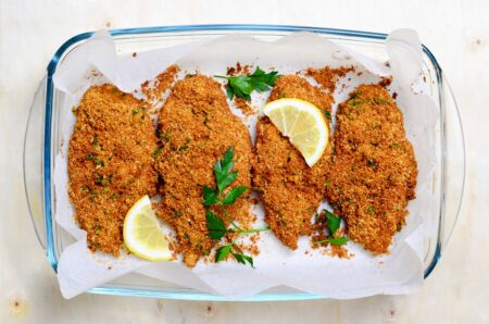 Allergy-Friendly Oven-Fried Chicken Recipe - Dairy-free, egg-free, nut-free and optionally gluten-free.