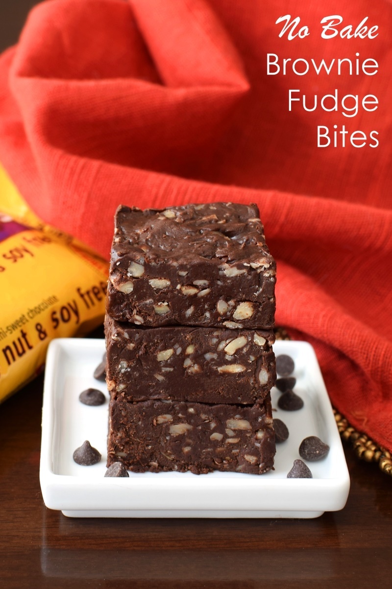 No-Bake Brownie Fudge Bites Recipe - allergy-friendly, gluten-free & vegan optional!