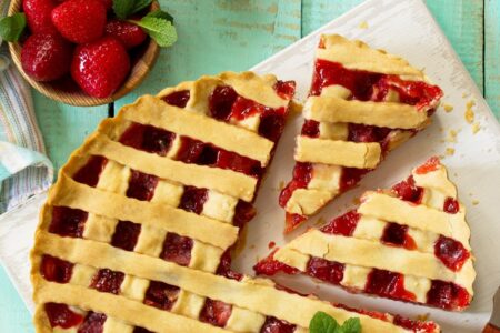 Vegan Fresh Strawberry Pie Recipe - naturally dairy-free, egg-free, nut-free, and optionally soy-free