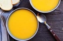 Dairy-Free Ginger Miso Butternut Squash Soup Recipe - naturally plant-based and healthy