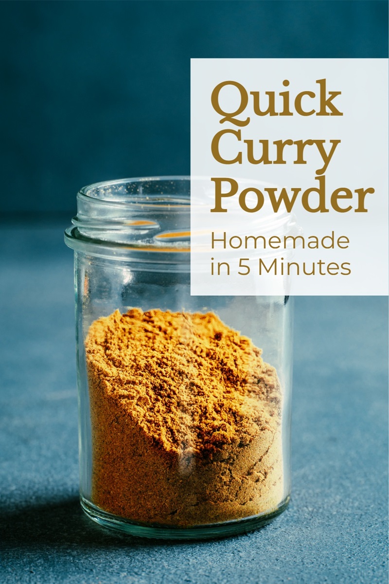 Quick Curry Powder Recipe from Scratch - homemade from fresh spices, naturally gluten-free, allergy-friendly, vegan, paleo, and everyone-friendly