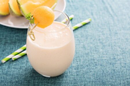 Creamy Cantaloupe Smoothie Recipe - dairy-free, allergy-friendly and easy