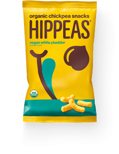 Hippeas Puffs Reviews and Info - Organic Chickpea Puffs in several dairy-free flavors, including cheesy vegan white cheddar and nacho vibes