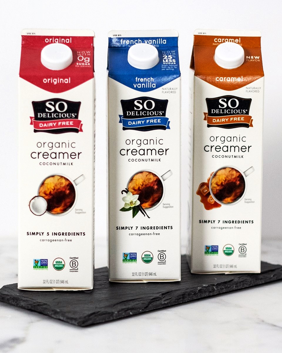 So Delicious Coconut Milk Creamer Review - with ratings, ingredients, allergen info, and more! Vegan and soy-free.