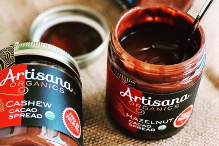 Artisana Organics Cacao Spreads Review (dairy-free, gluten-free, soy-free, vegan). Pictured: All Three