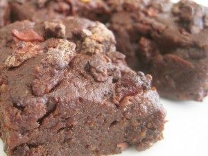 Raw Vegan Dark Chocolate Brownies