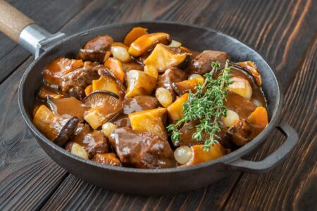 Prize-Winning Boeuf Bourguignon Recipe with Slow Cooker Option - Naturally Dairy-Free, Gluten-Free, and Allergy-Friendly. Also known as beef bourguignon or beef burgundy