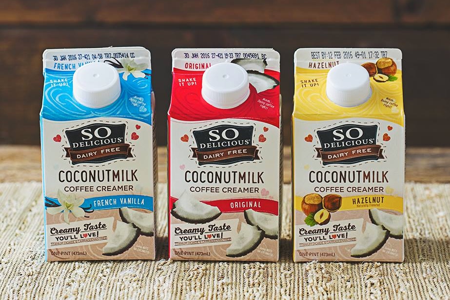 The Guide to Dairy Free Coffee Creamer: Vegan-friendly with numerous soy-free options (So Delicious Coconut Milk Creamer pictured)