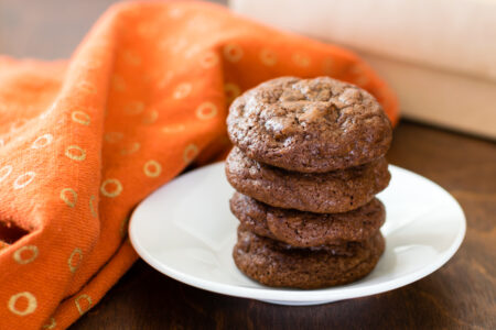 Triple Chocolate Brownie Cookies Recipe - surprisingly dairy-free, nut-free, soy-free deliciousness with gluten-free option!!